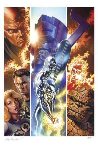 Sideshow: Marvel - The Fantastic Four Kunstdruck "Fantastic Four" 46 x 61 cm - ungerahmt