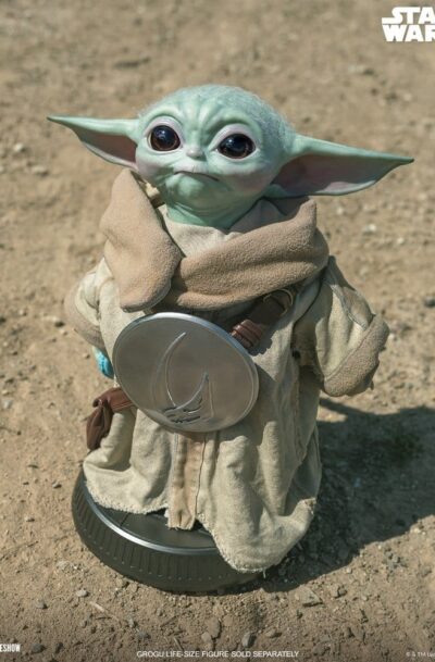 Sideshow: Star Wars - The Mandalorian "Zubehör-Set Grogu" für The Child Life-Size Statue (Q1/2027)
