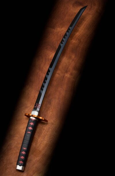 Bandai: Demon Slayer - Kimetsu no Yaiba "Nichirin Schwert (Tanjiro Kamado) Kyojuro Rengoku´s Sword Gueard Ver. 88 cm" 1/1 Proplica Replik (Q4/2026)