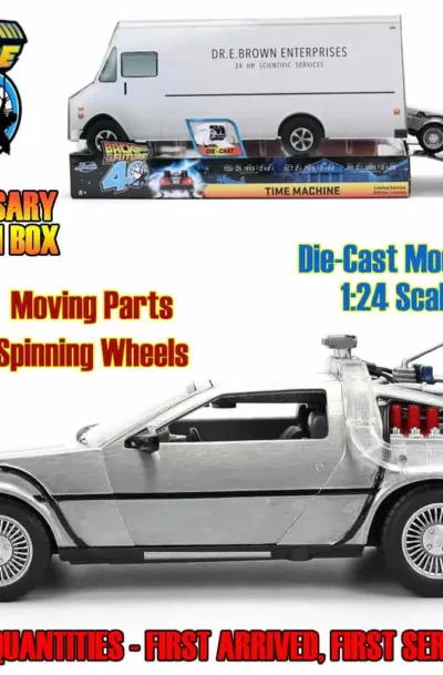 Jada Toys: Back To The Future Part I "1982 Delorean - 40th Anniversary" 1/24 Limited Edition Diecast Modell (Q4/2026)