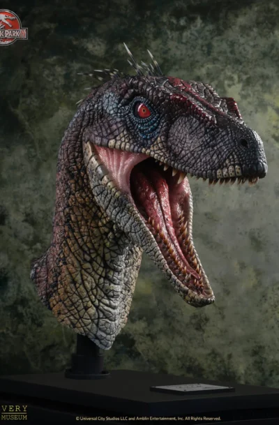 ECC: Jurassic Park 3 "Male Alpha Velociraptor - Blood Knight" 1/1 Replica Büste (Q1/2027)