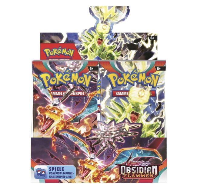 SV03 Scarlet & Violet Obsidian Flames – Display _ DE-0