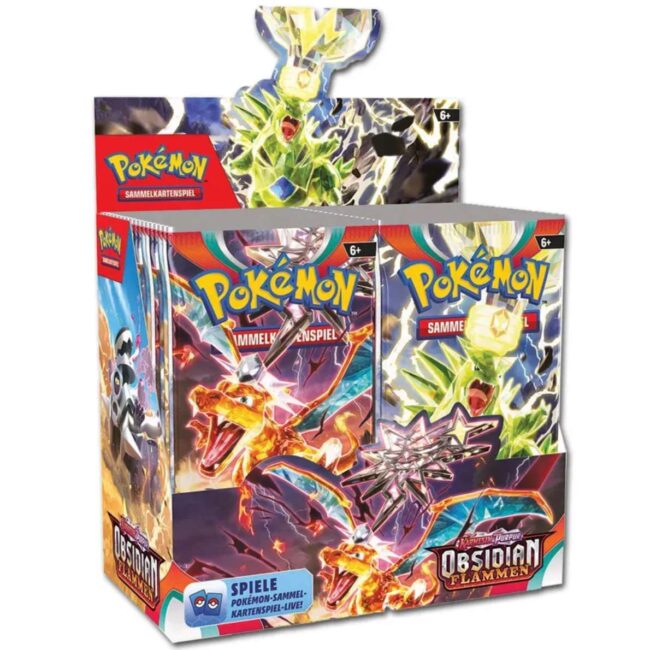 SV03 Scarlet & Violet Obsidian Flames – Display _ DE