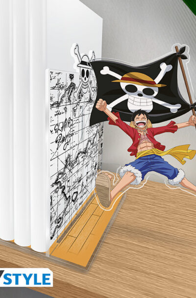ABYstyle: One Piece "Luffy with his flag" Acryl® Bookend