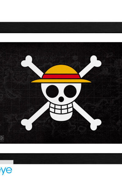 ABYstyle: One Piece "Skull" 30 x 40 cm – Bild gerahmt