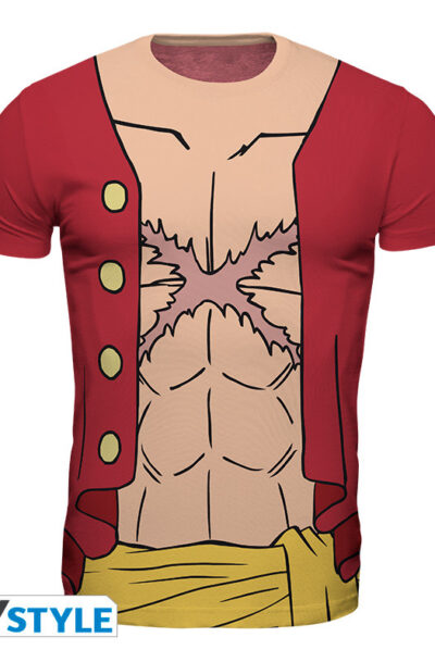 ABYstyle: One Piece "T-shirt Luffy's Outfit" Grösse M - New World Replica