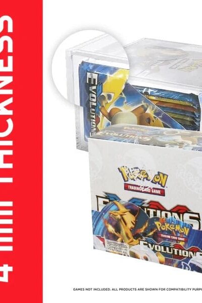 Evoretro: Zu Booster Boxen / Elite Trainer Boxes Ver. 1 "Acryl Display Case" with Sliding Lid (Q4/2026)
