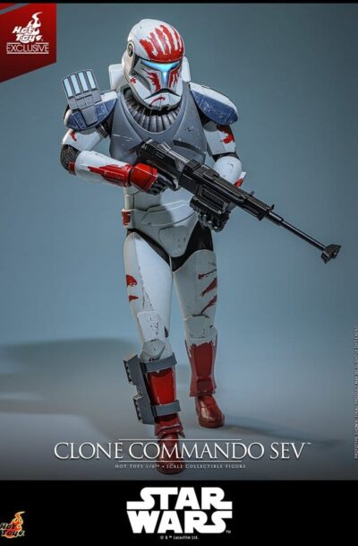 Hot Toys: Star Wars - The Clone Wars "Clone Commando Sev" Hot Toys Exclusive 1/6 Television Masterpiece Actionfigur (Q2/2027)